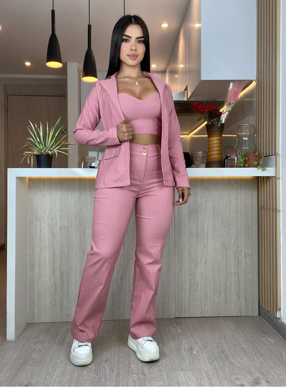 Conjunto formal 3 prendas M060