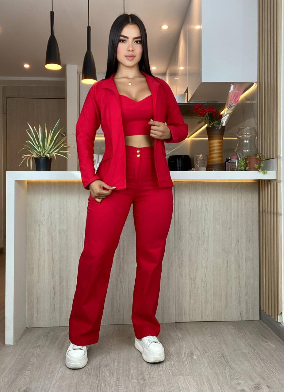 Conjunto formal 3 prendas M060