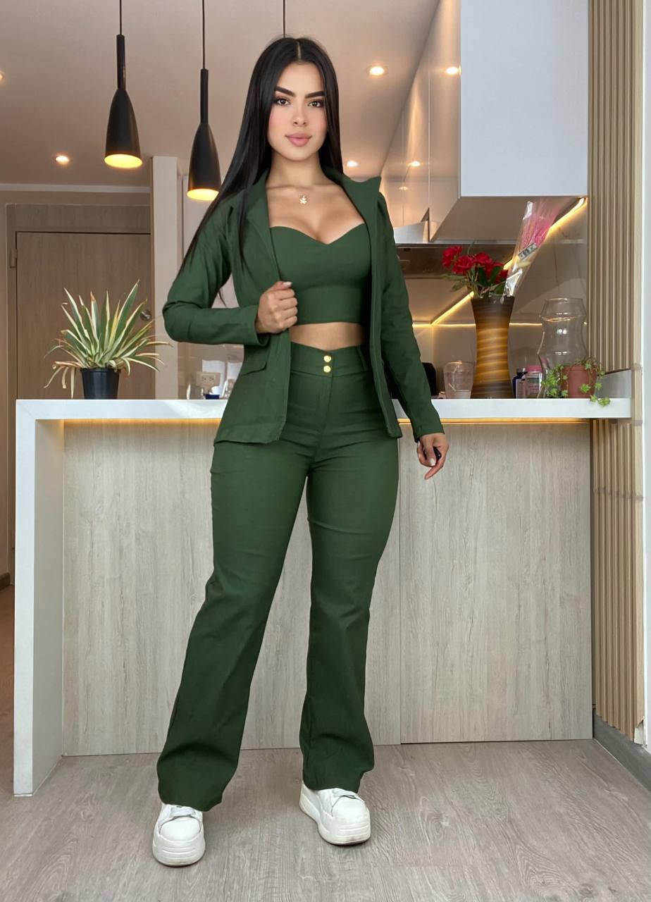 Conjunto formal 3 prendas M060