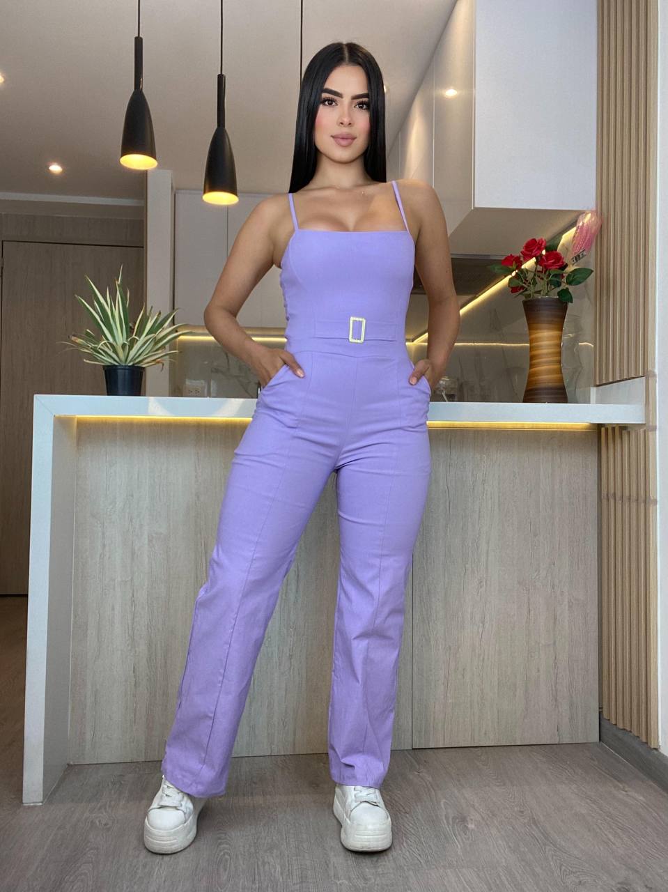 Enterizo bota recta ebilla  M058