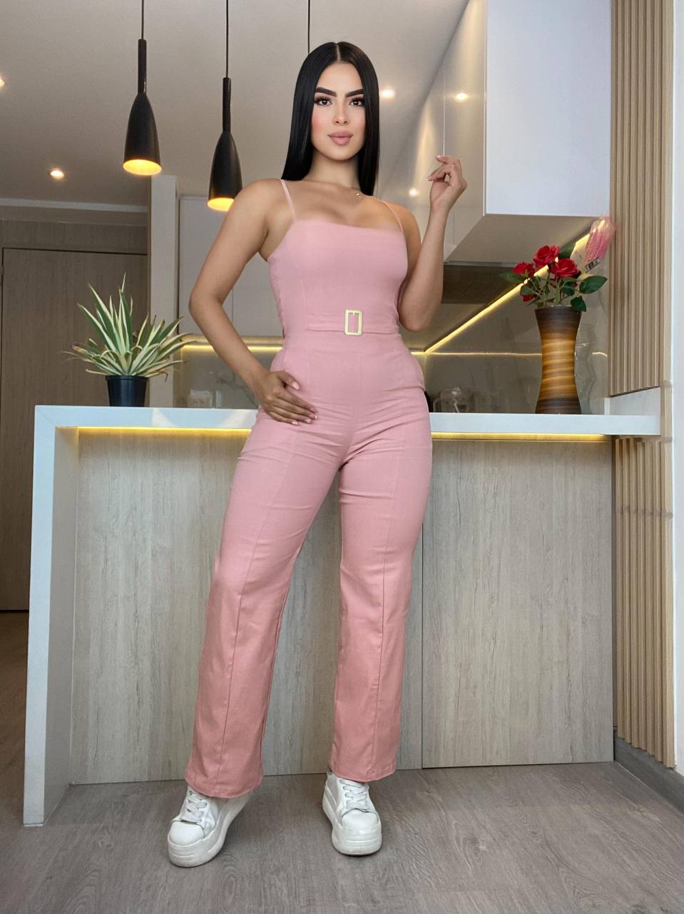 Enterizo bota recta ebilla  M058